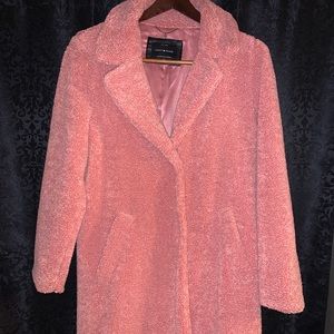 Pink Lucky brand Teddy coat